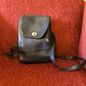 Coach vintage daypack backpack black 9960